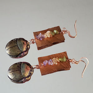 Ancient Things Earrings by Dana George Originals